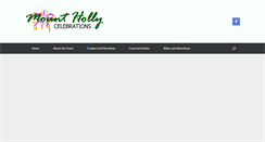 Desktop Screenshot of mounthollycelebrations.com